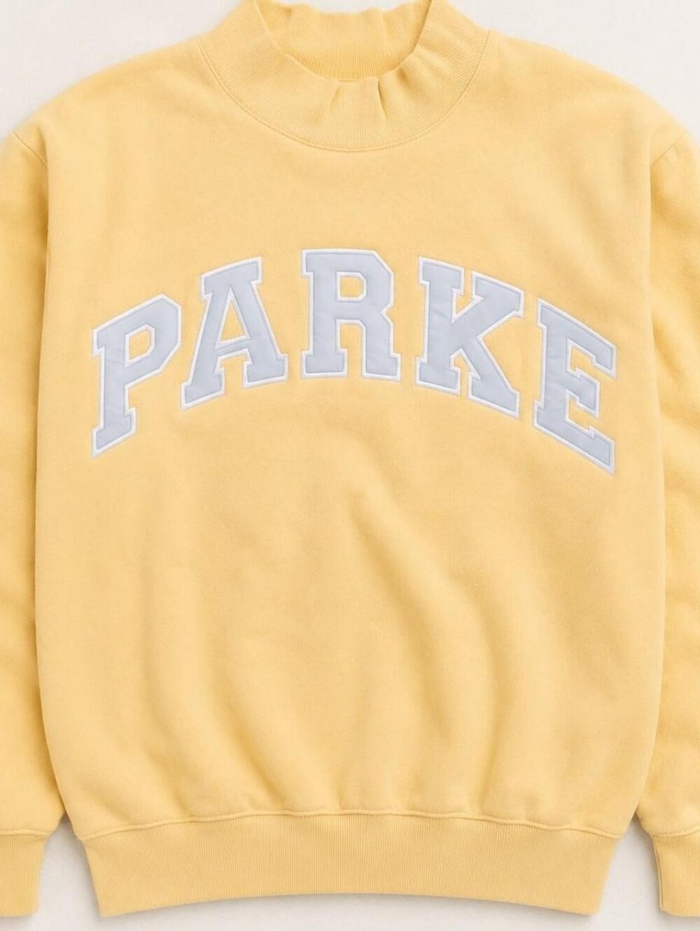 NWT SOLD OUT Parke Heritage Mockneck Banana Cream S/M Birthday Collection
